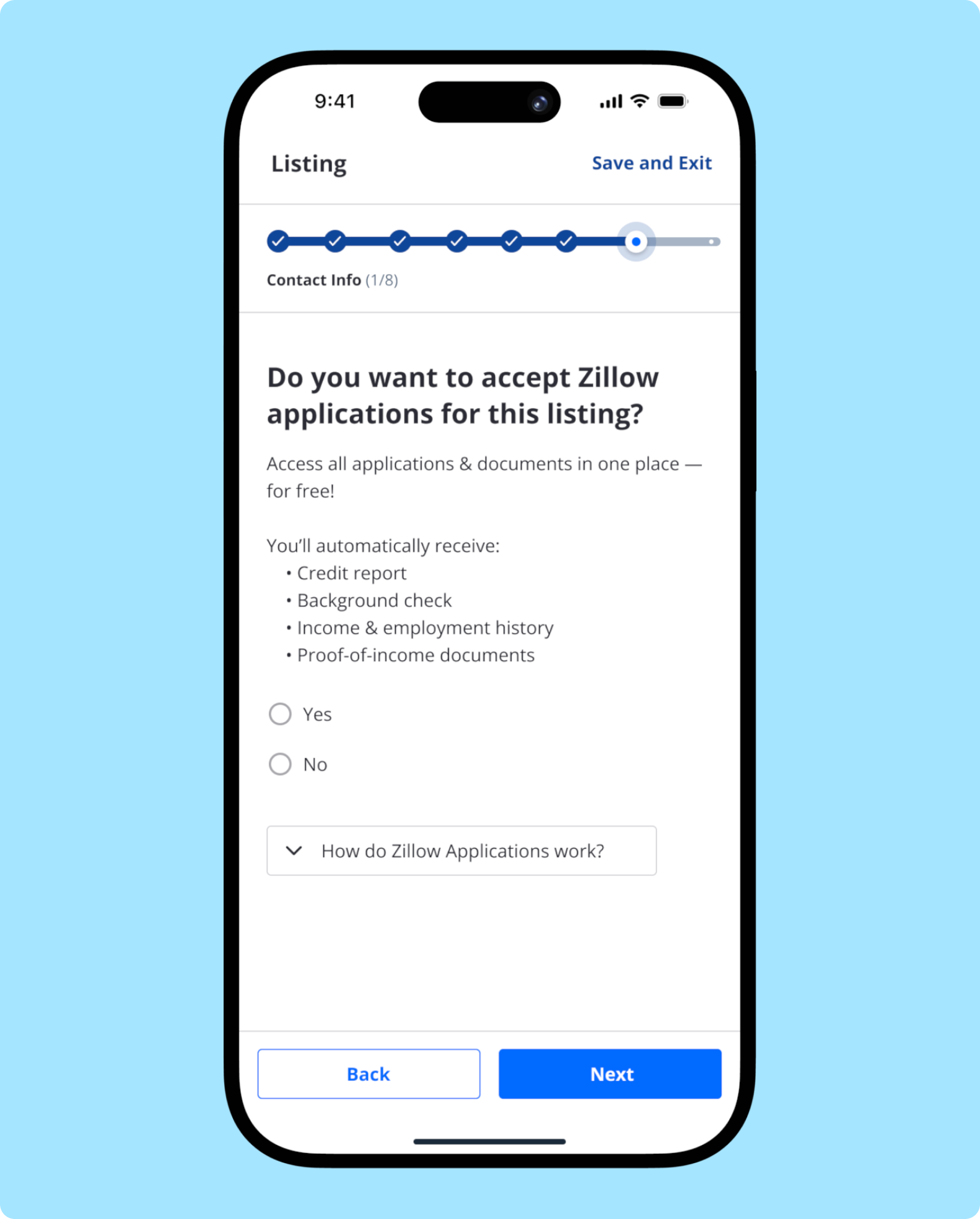 Zillow — applications