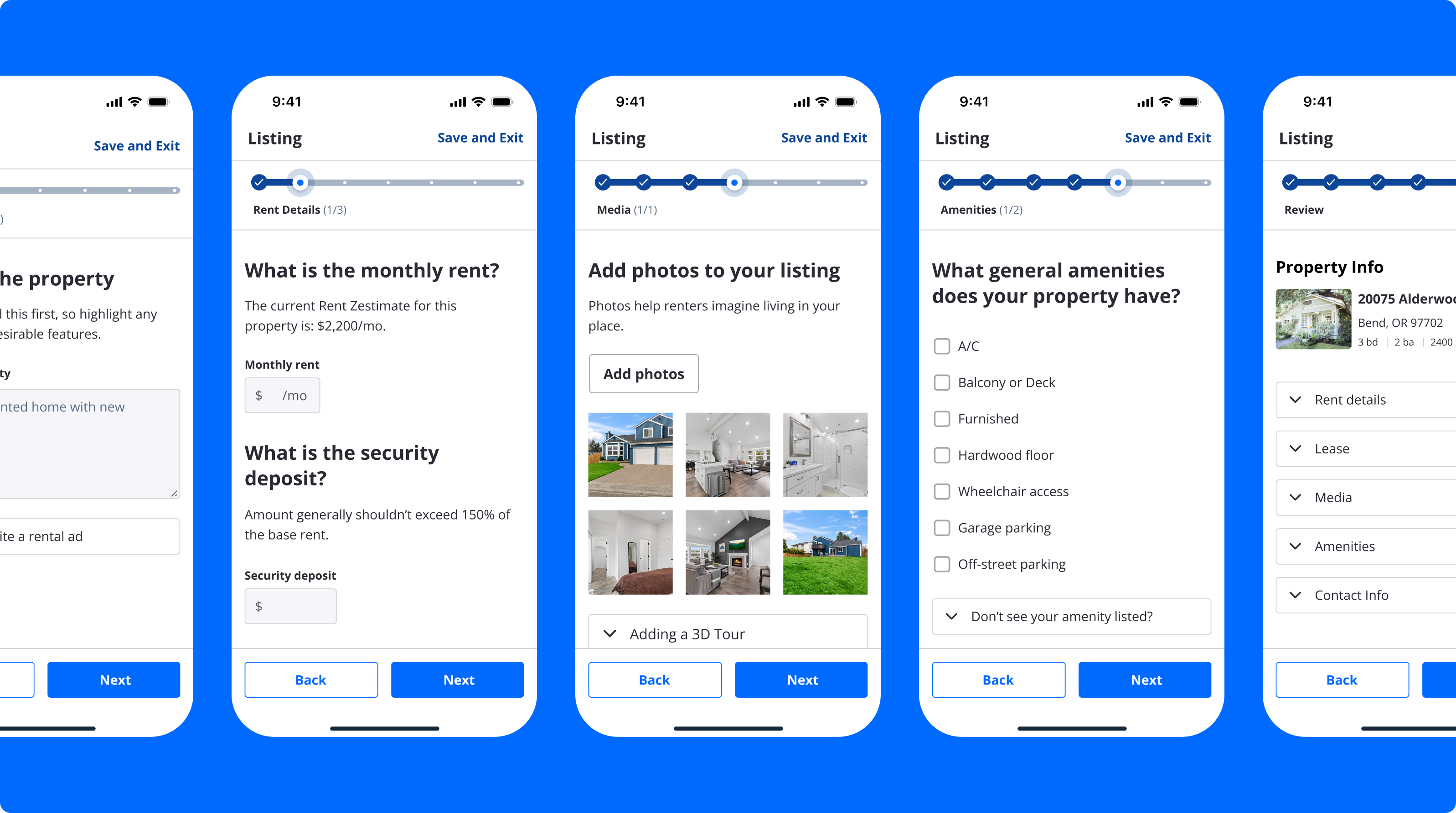 Zillow — screens