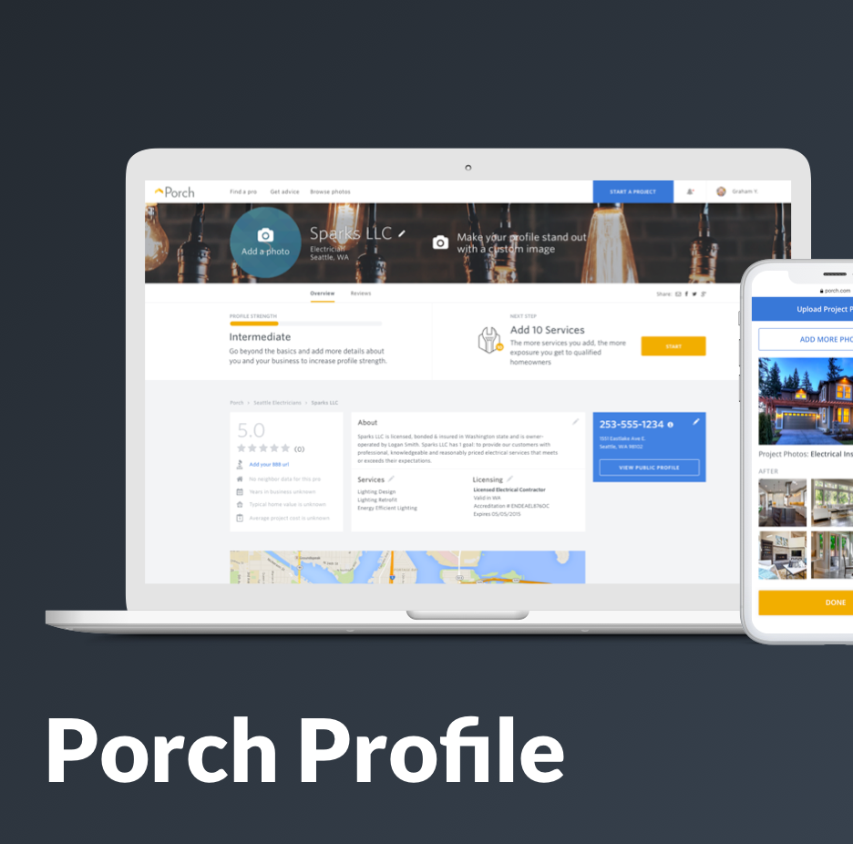 Porch Edit Profile